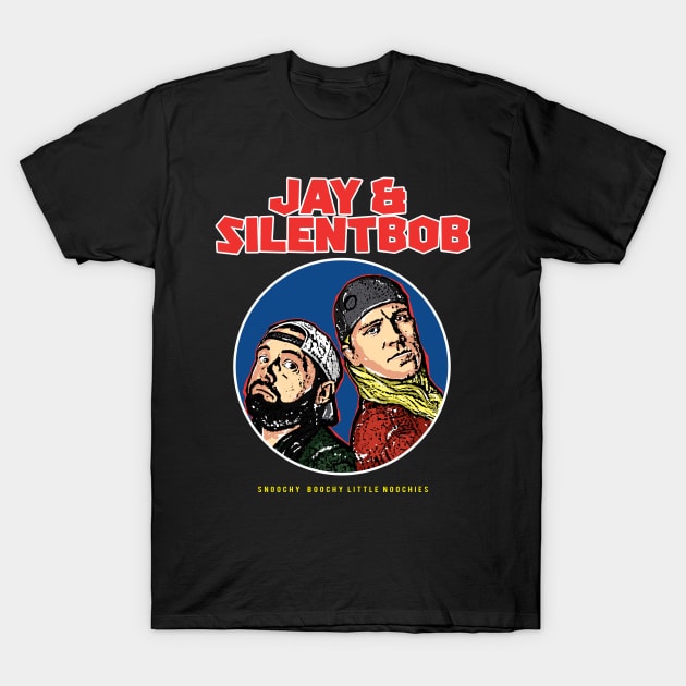 Jay and Silent Bob T-Shirt by lockdownmnl09